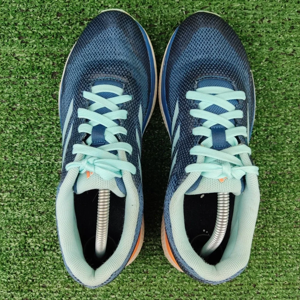 Adidas Running Shoes Womens‎ 6.5 Blue Mana Bounce B39023 Athletic Sneakers